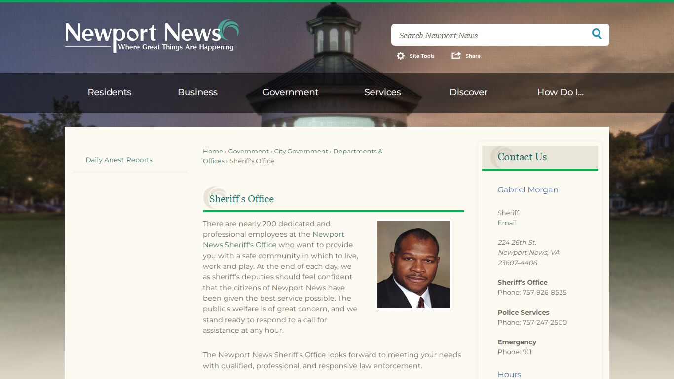 Sheriff's Office | Newport News, VA - Official Website